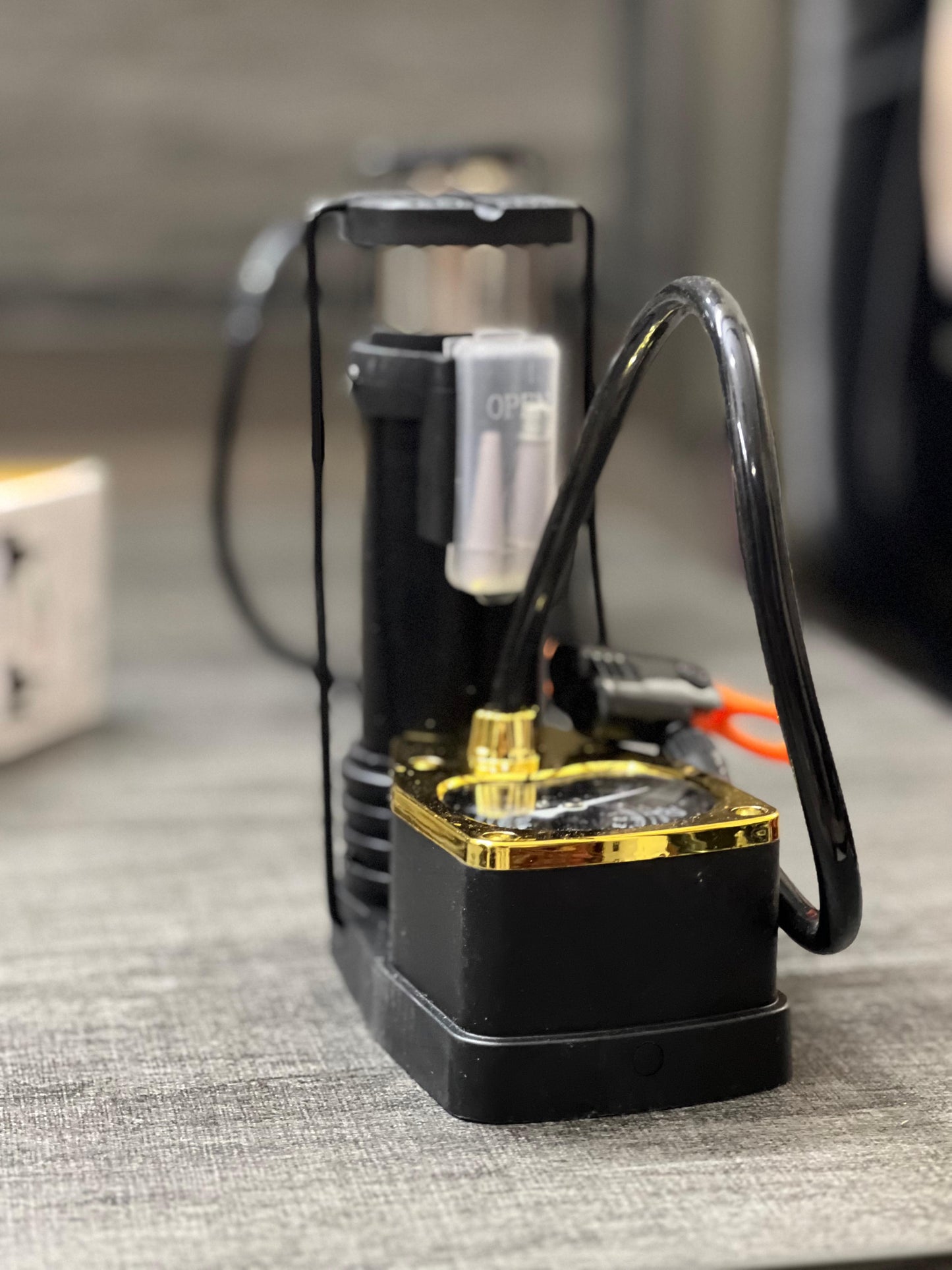 Foot Air Pump with Gauge